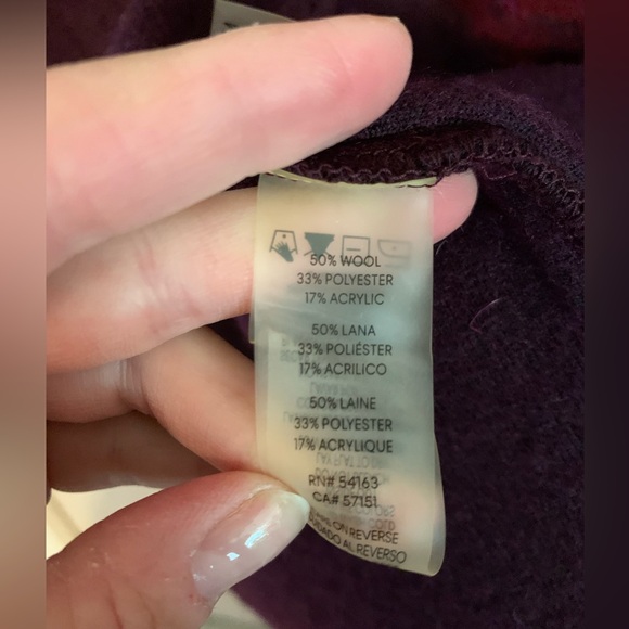 Calvin Klein Floral Print Wool Blend Coat Medium - Picture 8 of 8